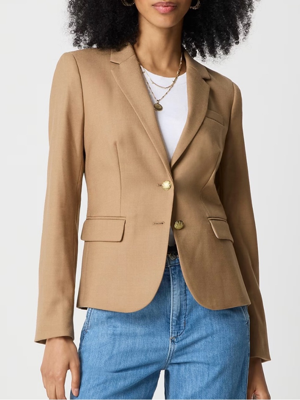 J.Crew Original Schoolboy Blazer Tan Size 00